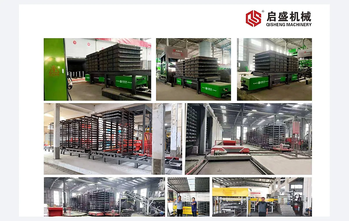 Customer plant, curing and stacking yard