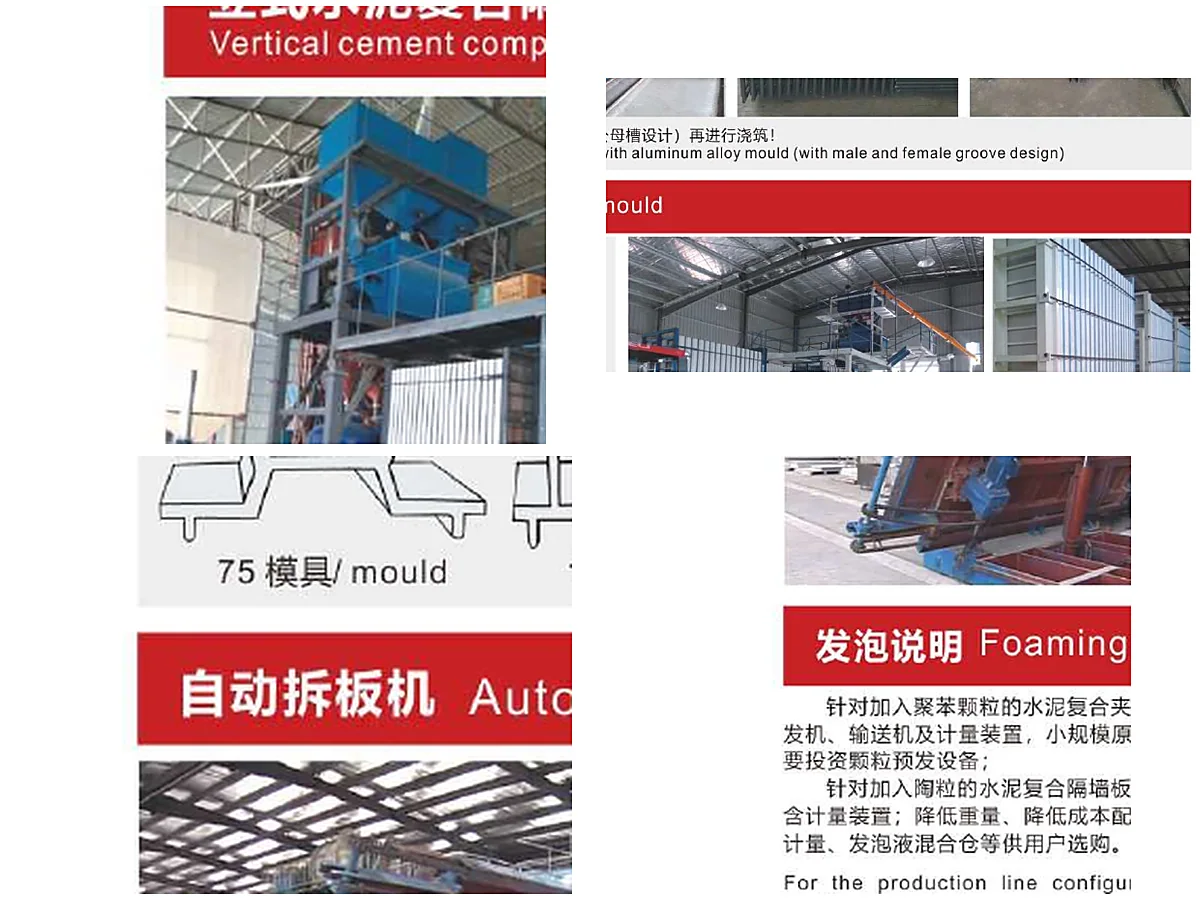 Lightweight Panel Line, Automatic Lightweight Composite Wall Panel Equipment Series
